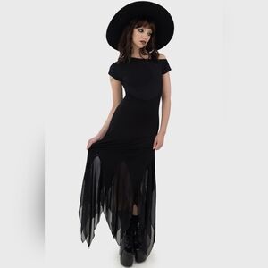 KILLSTAR | Hollow Night Maxi Dress Small